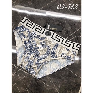 高雄凡賽斯歐洲精品 VERSACE 凡賽斯黑標 UNDERWEAR 滿版女王頭LOGO 內褲 三角褲 彈性 緊身內褲