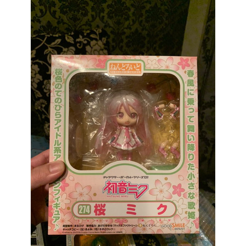 全新現貨 正版 現貨 GSC 黏土人 274 櫻初音 MIKU 初音未來