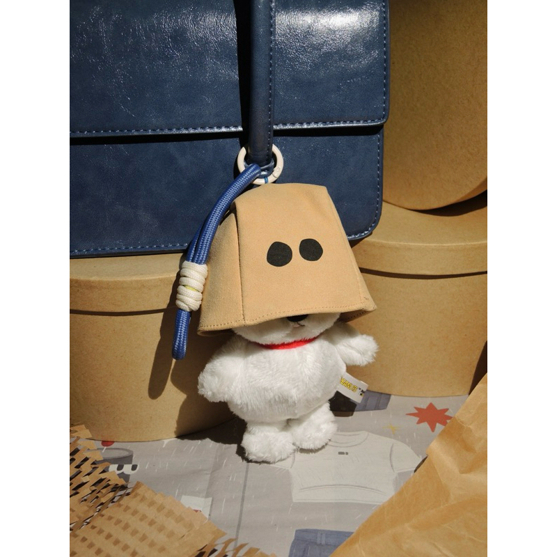 💙Snoopy Olaf 社恐歐拉夫紙袋套頭 廚師飛飛耳 史努比系列娃娃吊飾｜現貨免運｜美國花生漫畫正版授權