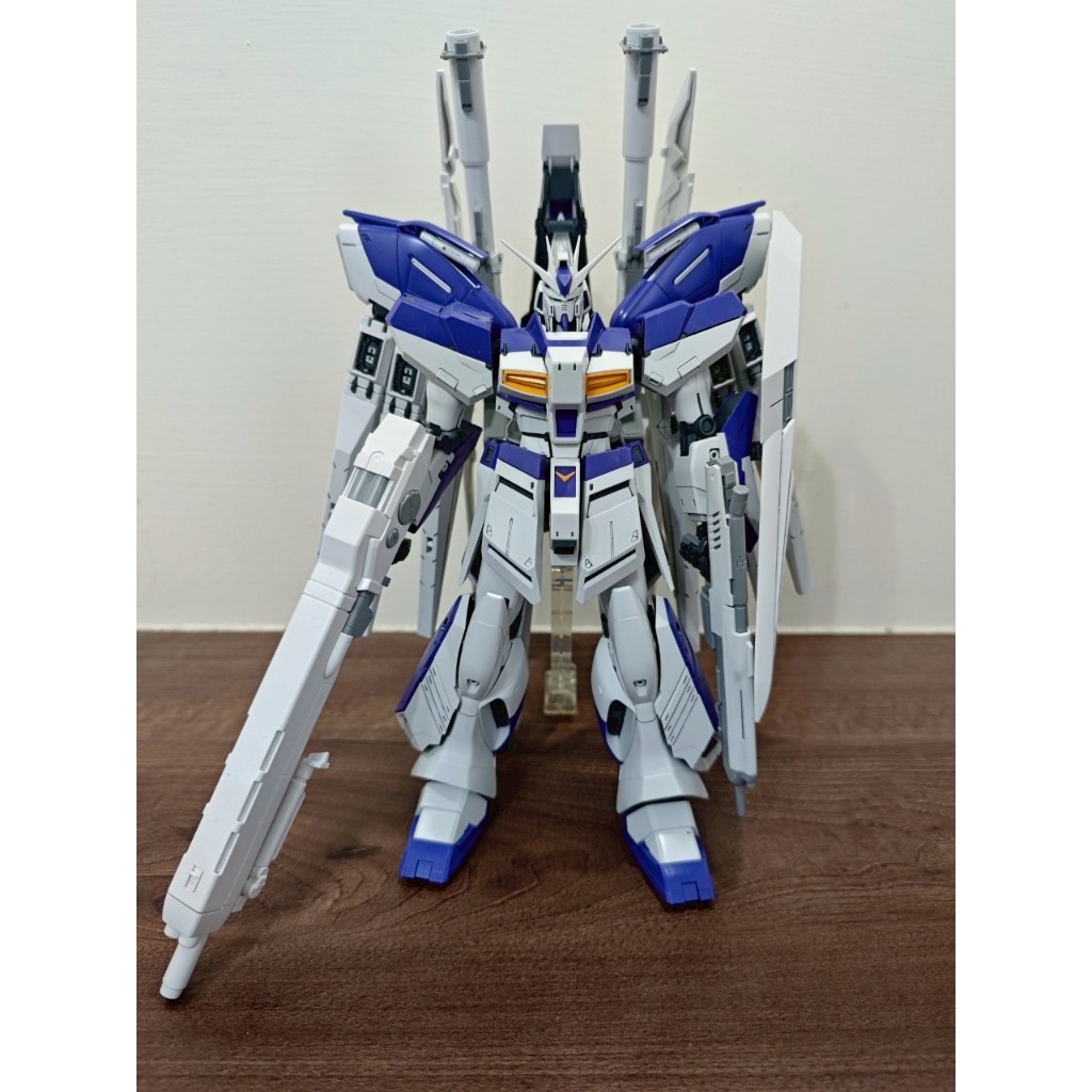 現貨 完成品 萬代 MG 1/100 卡版 海牛鋼彈 HI-NU鋼彈 HI-V + PB限定 HWS 重裝備 裝備包