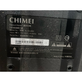 零件機奇美液晶電視螢幕📺tl32lk60chimei電視機