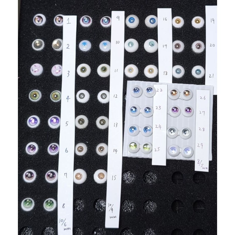 0416更新bjd自製眼ob11樹脂眼壓眼石膏眼可兒娃娃心怡娃娃bjd特體可用眼珠小虹膜bjd圖紙眼10mm8mm