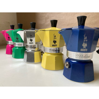 全新現貨只售銀色bialetti la mokina 1/2杯 半杯份 最小尺寸摩卡壺 迷你咖啡壺 義式咖啡
