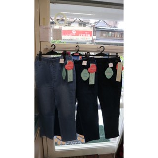 婕的店日本精品~日本帶回~aiai美腳 清涼舒適 鬆緊帶腰牛仔褲(L~3L)2699