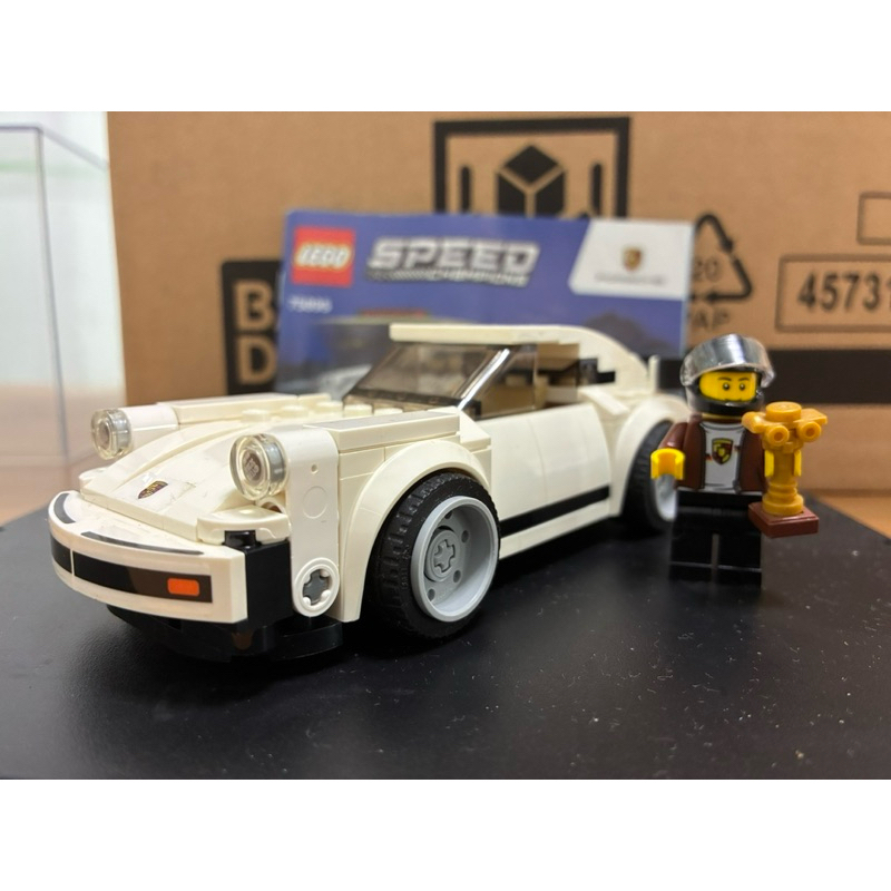 二手正版樂高 LEGO 75895 展示品SPEED 1974 保時捷 911 turbo 3.0經典大眼青蛙版