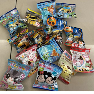 【現貨】OHANA日本代購☆日本 沐浴球 泡澡球 入浴球 Daiso Seria 三麗鷗 迪士尼 皮克斯 玩具