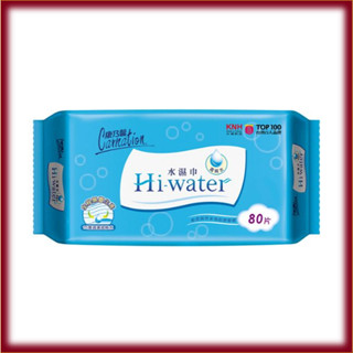 [康乃馨濕紙巾 ] Hi-water水濕巾 濕紙巾 80抽 24包