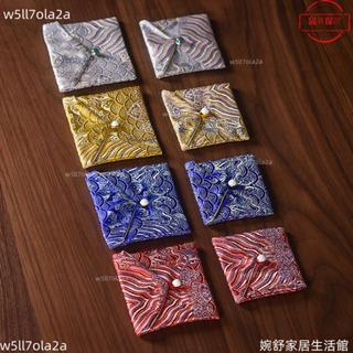 桃園發貨+統編🖤中式錦囊高檔飾品收納首飾袋釦子袋耳環吊墜戒指項鍊珠寶福袋布袋