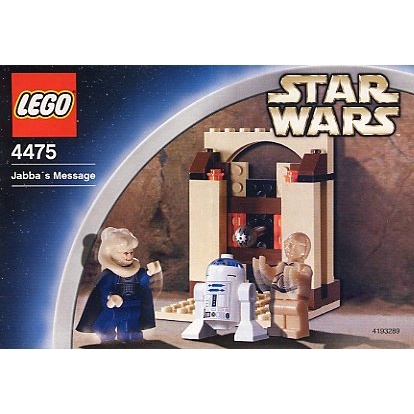 絕版 全新  LEGO 樂高 星戰 盒組 2003年 4475 星際大戰 賈霸的訊息 Jabba's Message