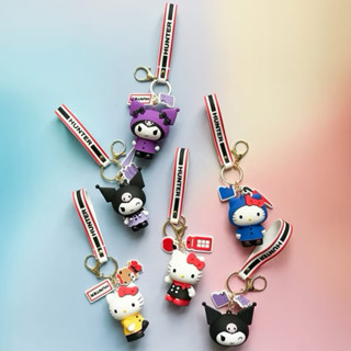 《LL ART》現貨 7-11聯名 HUNTER雨靴 x 三麗鷗 Hello Kitty 酷洛米 限量立體公仔鑰匙圈