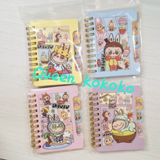 🎀Queen KoKoKo🎈Labubu 拉布布 吉伊卡哇插圖筆記本 磁扣筆記本鑰匙圈 可愛流行文具