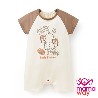 【Mamaway媽媽餵】BABY迪士尼棉質拉克蘭連身包屁衣-奇奇蒂蒂