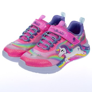 SKECHERS 童鞋 女童系列燈鞋 UNICORN CHASER - 302298LPKMT