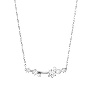 奧地利【SWAROVSKI】 Constella 水晶珍珠項鍊【母親節、情人送禮】