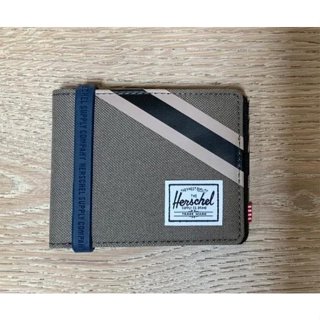 Herschel Roy Wallet RFID 短皮夾 錢包 短夾 雙折卡夾 Bungee Cord /Black