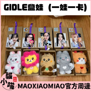 【官方正版】(G)I-DLE快閃娃娃 minini 盒娃 毛絨玩偶 全新未拆封 一娃一卡 薇娟米妮小娟雨琦舒華 韓國代購