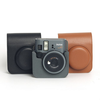 現貨馬上出 富士 FUJI Instax mini41 mini 41 相機包 附肩帶 復古包 透明殼 水晶殼 原廠皮套