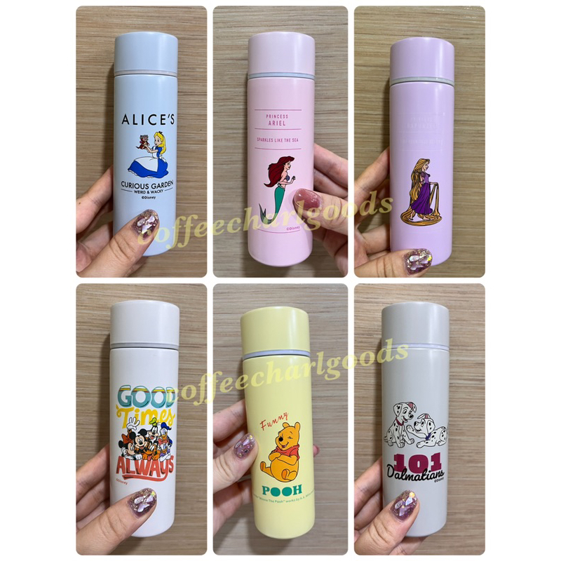 日本 迪士尼 不鏽鋼保溫杯 130ml 米奇與好友 小美人魚 愛麗絲 長髮公主 小熊維尼 101忠狗 水壺