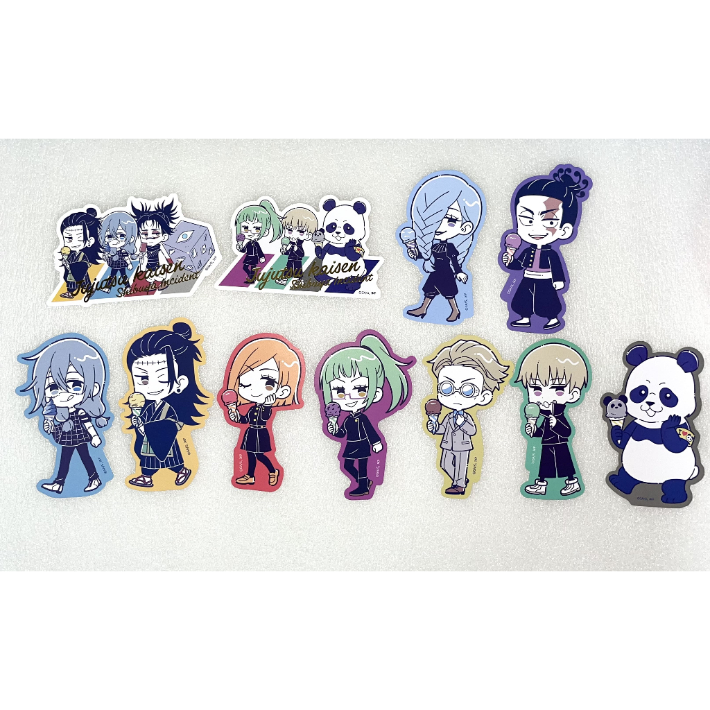 【全新】日版 咒術迴戰 seria 金簽 貼紙 造型貼紙 狗卷棘 七海建人 脹相 釘崎野薔薇 禪院真希 真人 東堂葵