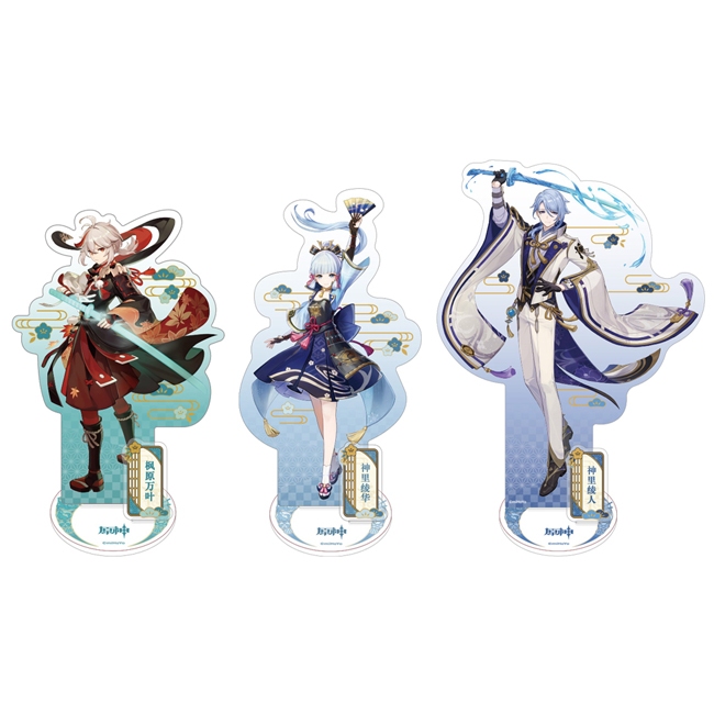 原神角色 壓克力立牌 擺飾 立牌 桌上小物 稻妻 楓原萬葉 神里綾華 神里綾人 正版授權【現貨】