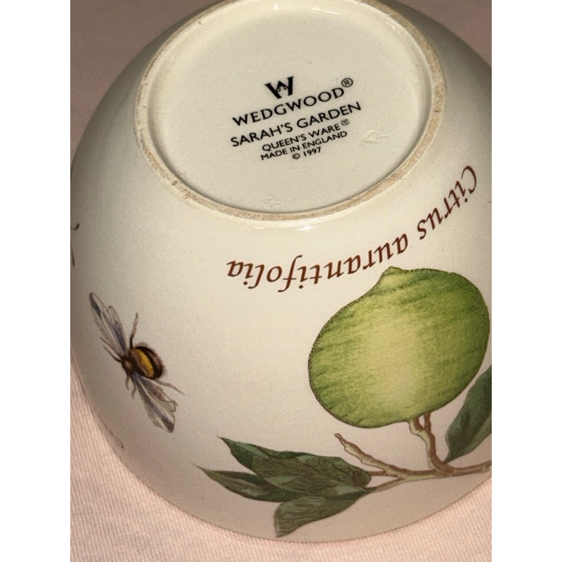 WEDGWOOD 莎拉花園骨瓷咖啡杯英國製