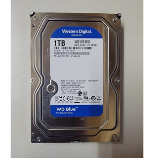 WD 藍標 1TB HDD WD10EZEX 3.5吋 藍標 桌上型硬碟 2手良品 功能正常