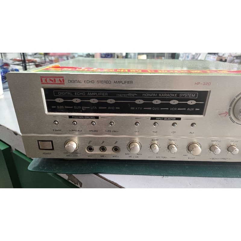 HONPAI 紅牌 hp-320 四聲道 專業用擴大機 台製二手良品，二手商品有使用痕跡，不介意在買