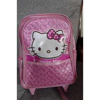 【YTC】三麗鷗 兒童專用 HELLO KITTY 兩用書包（揹包 / 拉桿行李箱）