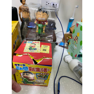 全新 蠟筆小新 賣力向前 動感新生活 盒玩