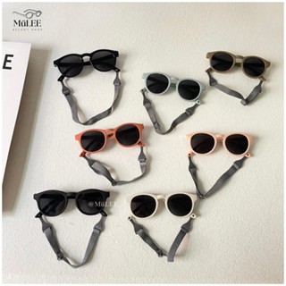 MuLEE選物臺灣出貨🕶️—品質保證✅兒童輕量矽膠偏光抗UV400莫蘭迪色墨鏡 彈性 太陽眼鏡 質感 寶寶眼鏡 拍照道具