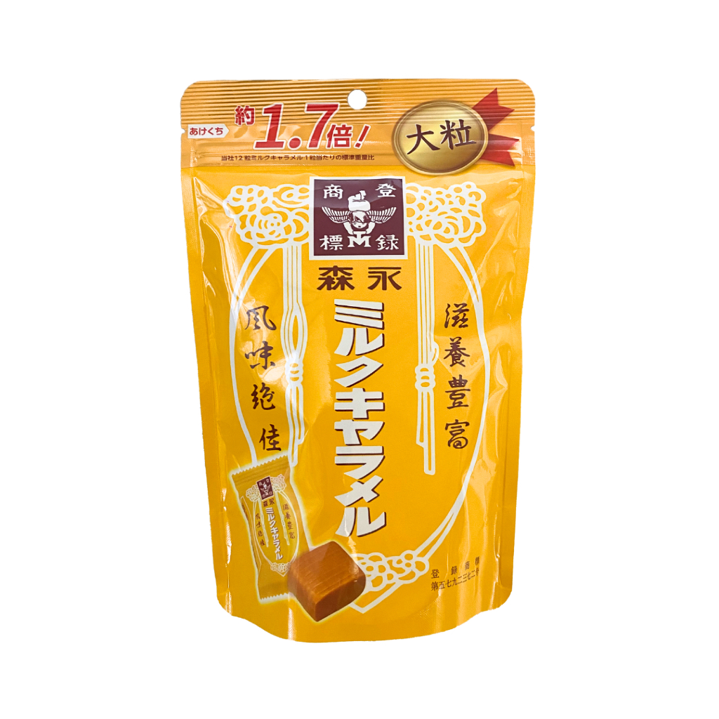 日本 MORINAGA 森永製菓 1.7倍 大粒 牛奶糖 132g