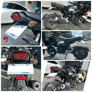【93 MOTO】 鬍鬚牌 Honda MSX GROM MSX125 MSX125 SF 固定式 後牌架 短牌架 短牌