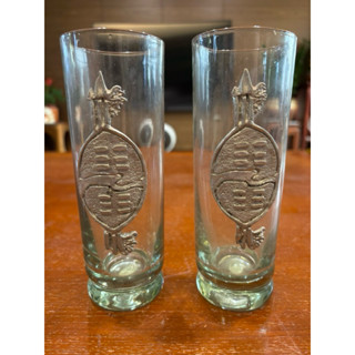二手9成新 瑞士 Ngwenya Glass 錫製裝飾玻璃杯.酒杯.藝術品