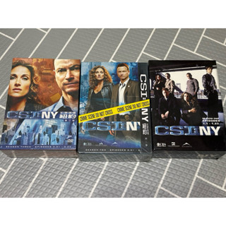 DVD 自有非出租店 CSI:NY 犯罪現場第一季（二手）+第二三季（全新）