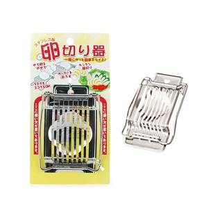 【日本ECHO】不鏽鋼切蛋器 花式切蛋 雞蛋切片 分割器 雞蛋切片 日本雜貨【貝麗瑪丹】