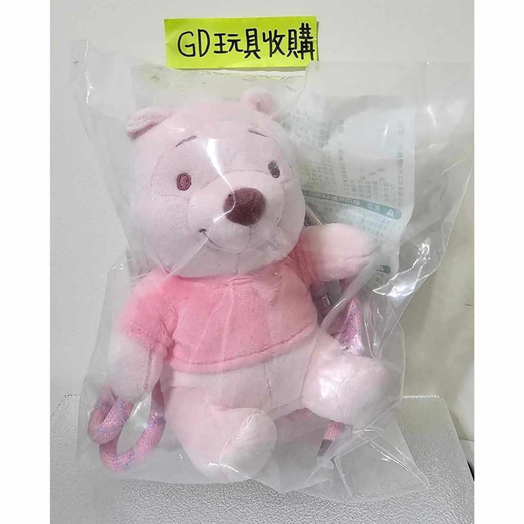 【GD玩具收購當舖】7-11 小熊維尼福袋 小熊維尼手機背夾 小熊維尼手機夾 小熊維尼 掛繩 粉色小熊維尼 手機夾