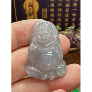 天然翡翠A貨-可愛歡喜彌勒佛 商品編號050102