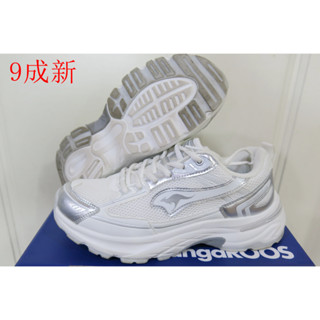 9成新25CM【KangaROOS 美國袋鼠鞋】女鞋 DYNAFIT Y2K千禧復古跑鞋 寬楦 厚底 (KW41729)