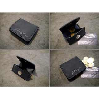 KH手工皮革工作室 方型零錢包 小錢包 錢袋 COIN BAG 天然牛皮銅板收納包 小物收納袋 MIT臺灣製造牛皮零錢包