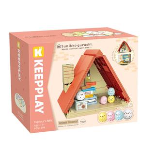 QMAN Keeppley積木 - 角落小夥伴 房間系列 粉圓閣樓