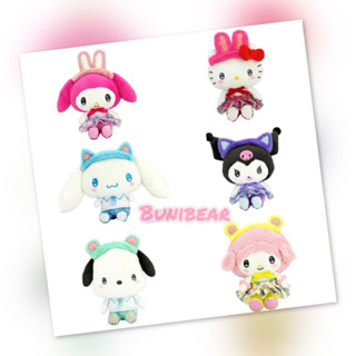Bunibear.迪士尼 【預購】三麗鷗 髮箍造型系列娃娃 絨毛 玩偶 娃娃 美樂蒂 凱蒂貓 庫洛米 大耳狗