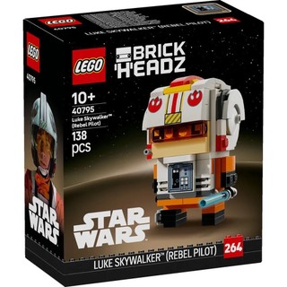 【高雄天利鄭姐】樂高LEGO 40795 路克天行者（反抗軍飛行員）BrickHeadz™大頭娃娃