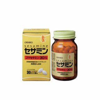 享樂 現貨 日本 ORIHIRO sesamine芝麻明 芝麻素+魚肝油 60粒 深海鯊魚精製魚肝油