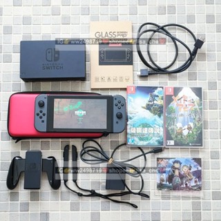 現貨 任天堂 Switch 主機 動森機 灰黑 電力加強版 二手 遊戲 薩爾達傳說 王國之淚 來自深淵