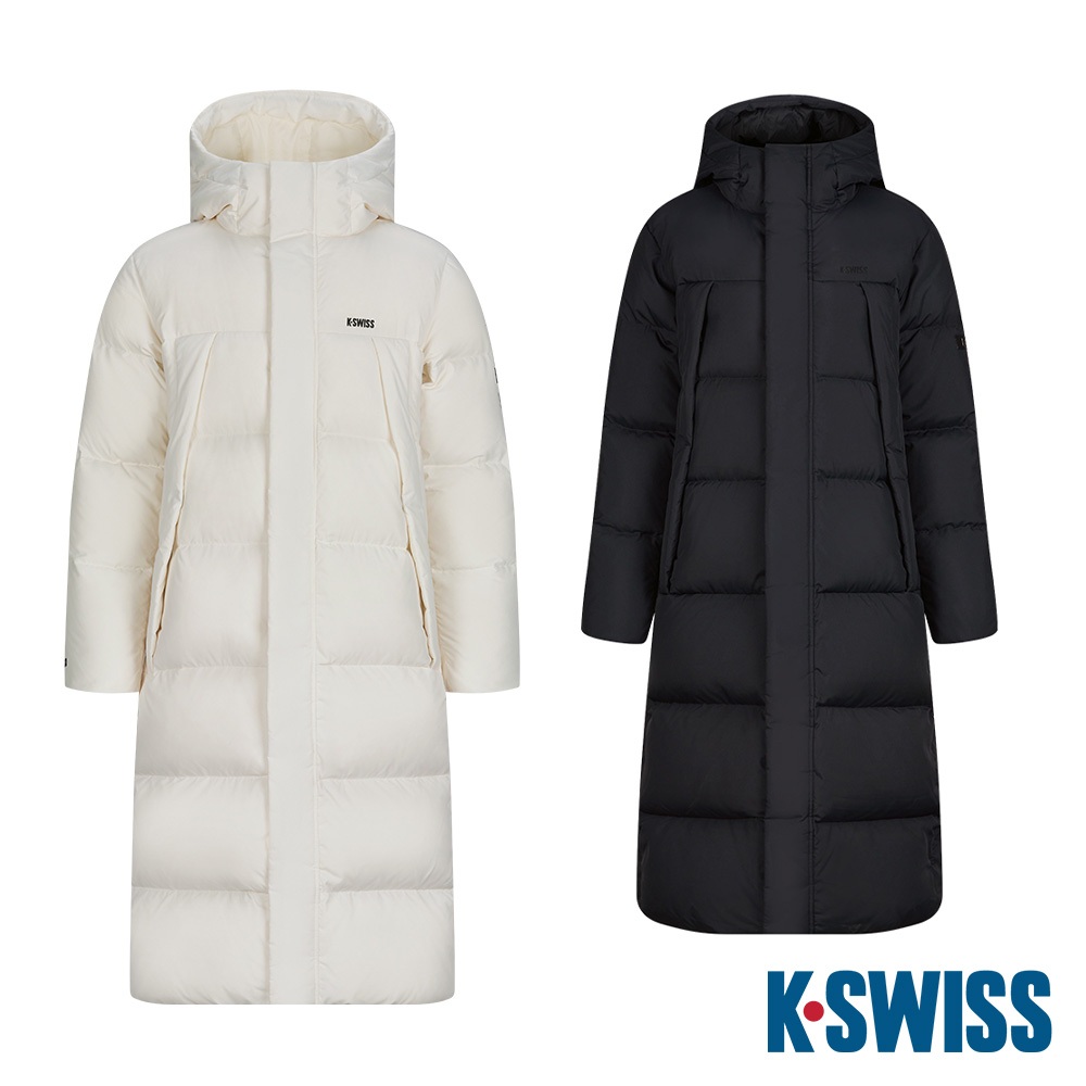 K-SWISS Long Down Jacket 長版羽絨外套(專業運動系列)-多款任選