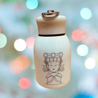大甲鎮瀾宮媽祖保溫瓶350ml（白色）