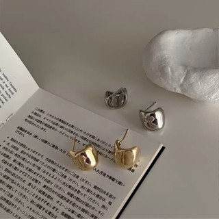 Daily 現貨｜耳環 韓國耳環 純銀耳環 針 冷淡風 C字圈式耳環 925銀針