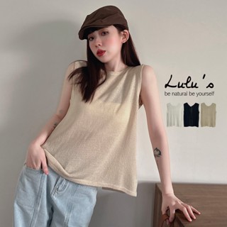 LULUS/背簍空雙綁帶無袖針織上衣３色【A01250270】250507