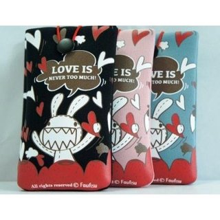 【la essence 特價商品】LE-1505F︱ Foufou聯名授權 5-6 吋手機包 潛水衣布 抗摔 台灣製造
