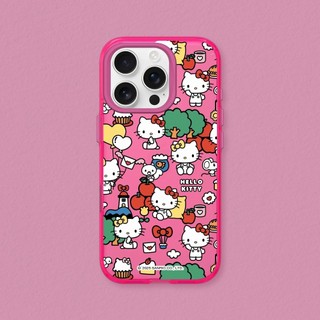 犀牛盾 適用iPhone JellyTint透明防摔手機殼∣Hello Kitty & Mimmy